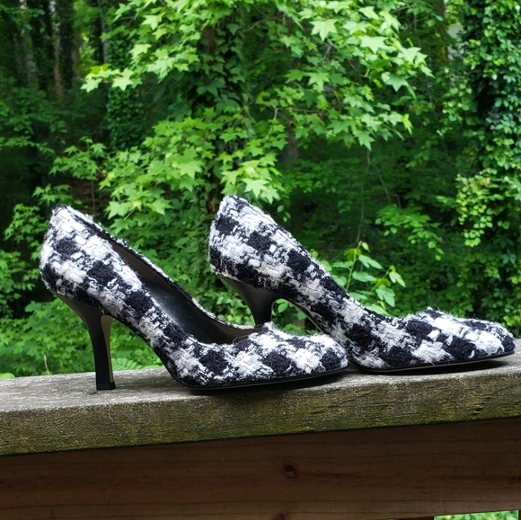 Nine West Shoes - Nine West Gorgeous Classy Plaid Heels e